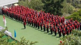 Pendidikan dan Latihan Dasar Badan Pelopor Logam Elektronik dan Mesin (Diklatsar Bapor LEM) angkatan 14 DPD FSP LEM SPSI Provinsi Banten.