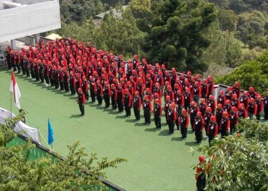 Pendidikan dan Latihan Dasar Badan Pelopor Logam Elektronik dan Mesin (Diklatsar Bapor LEM) angkatan 14 DPD FSP LEM SPSI Provinsi Banten.